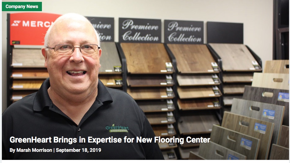 Harvey's Floor Covering Showroom Now Open GreenHeart Companies
