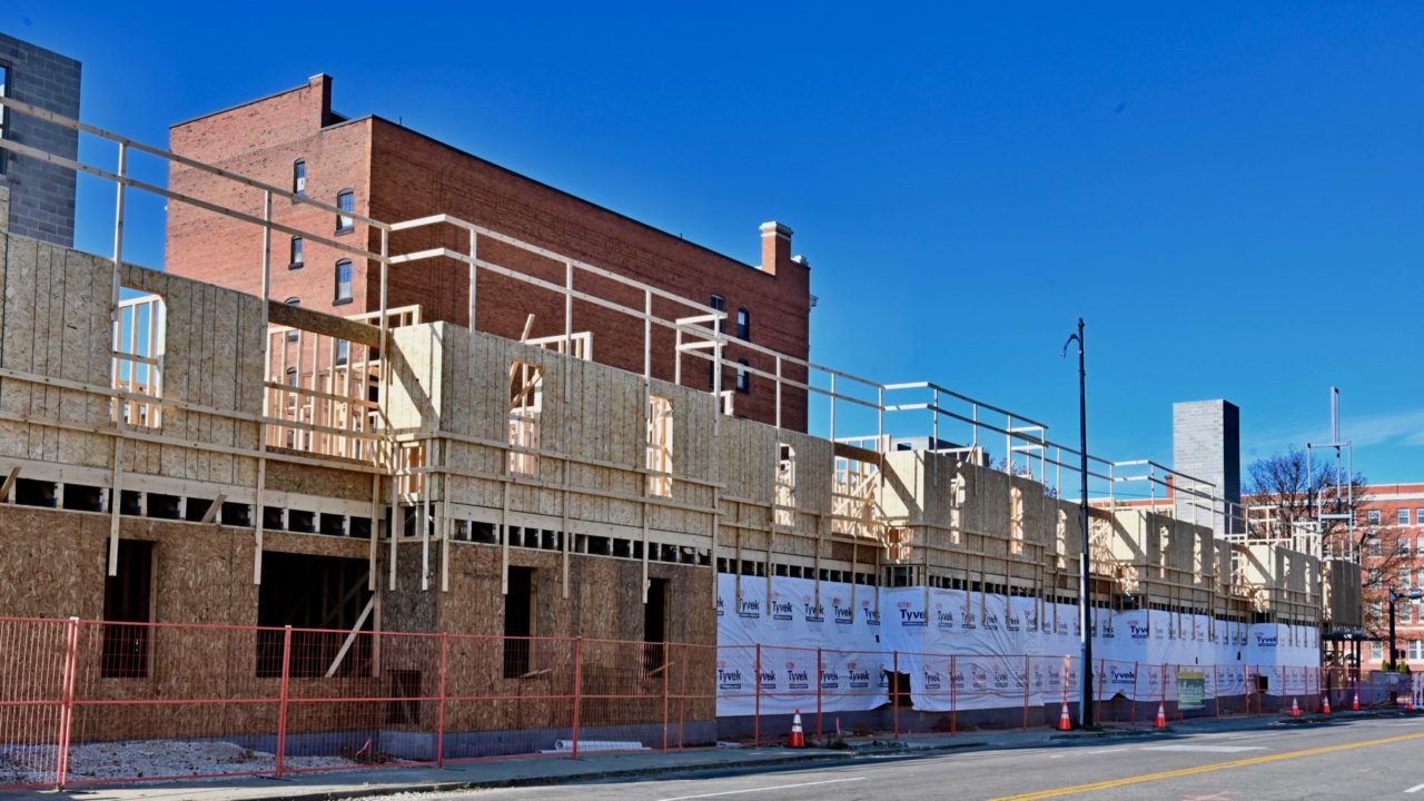 Campus Lofts Apartments at YSU Progressing