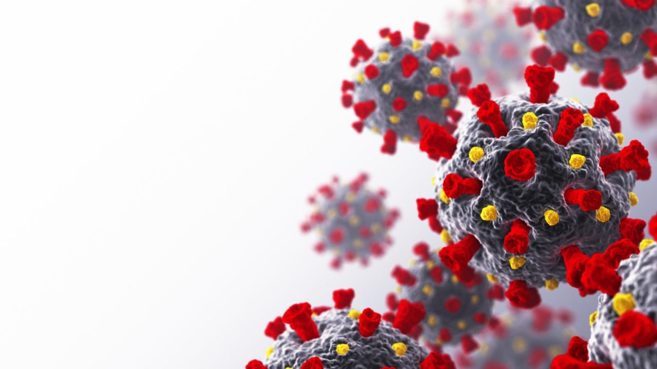 Coronavirus. COVID-19. 3D Render